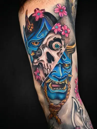 Tattoo work by Caged Raven